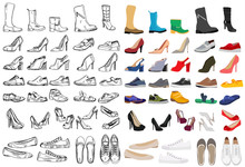 Shoe Set With Sketch
