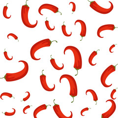 Sticker - chili pepper vegetables pattern