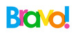 BRAVO! bannière typographique
