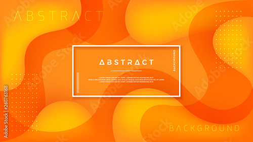 Dynamic Textured Background Design In 3d Style With Orange Color