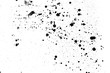 Black and white abstract splatter color on wall background. Textured  paint drops ink splash grunge design
