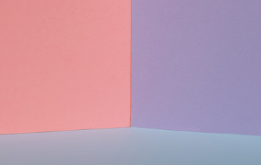 colored paper as fashion texture background in three color tone.