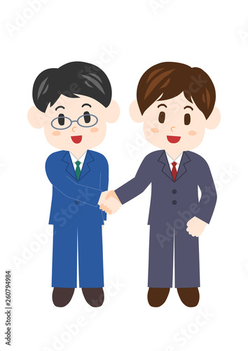 握手するビジネスマン 若い男性 イラスト Buy This Stock Vector And Explore Similar Vectors At Adobe Stock Adobe Stock