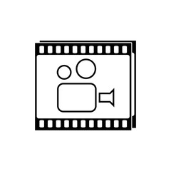 Sticker - Camera design, Film frame and camera icon