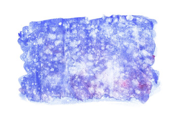 Wall Mural - Abstract watercolor art hand paint on white background. Watercolor background