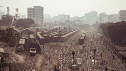 Railway Track Station 