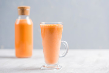 Fresh carrot juice