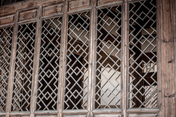 Architecture details of Chinese historic building