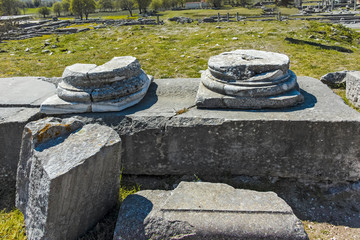 Ruins of the Antique city of Philippi, Eastern Macedonia and Thrace, Greece