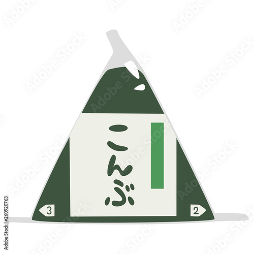 おにぎりのイラスト コンビニで売ってる昆布おにぎり Buy This Stock Vector And Explore Similar Vectors At Adobe Stock Adobe Stock