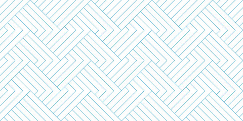 Abstract geometric line pattern seamless blue diagonal line on white background. Summer vector design.