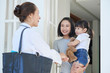 © DragonImages - Family called the doctor home