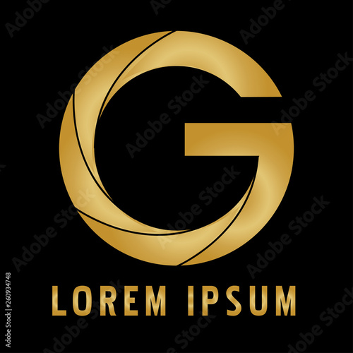 The Golden G Logo Design Stock Vector Adobe Stock The Golden G Logo Design Stock Vector Adobe Stock