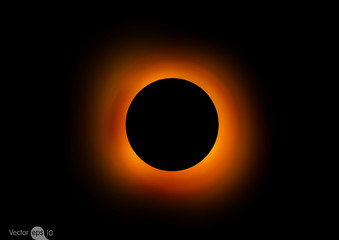 Wall Mural - black hole vector