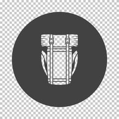 Poster - Camping backpack icon