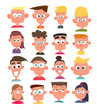 © rosovskyi - Characters avatars in cartoon flat style. Vector