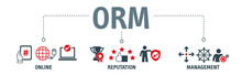 Online Reputaion Management - Vector Illustration Concept With Icons