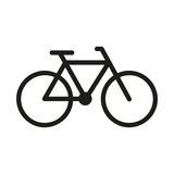 Fototapeta Niebo - rower logo wektor