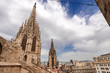 Gothic cathedral of Barcelona in Spain Europe