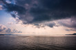 © songdech17 - Sea with the rain cloud background in morning