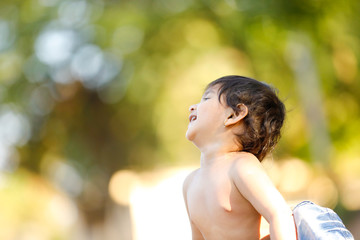 Canvas Print - Cute Indian baby boy