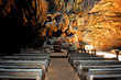 Penablanca, Cagayan Province, Philippines: Church built by local people inside the first chamber of the illuminated Callao Cave