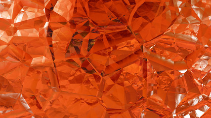 Wall Mural - Orange Abstract Crystal Background