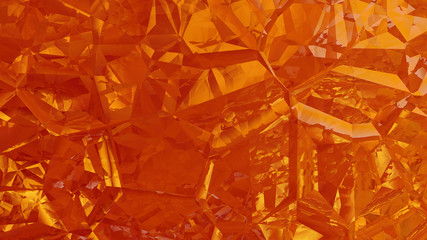 Wall Mural - Red and Orange Crystal Abstract background