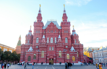 State historical Museum in Moscow on red square