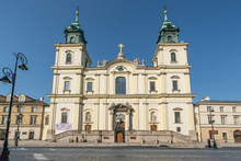 The Holy Cross Church In Warsaw.