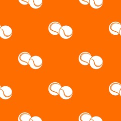 Poster - Tennis ball pattern vector orange for any web design best