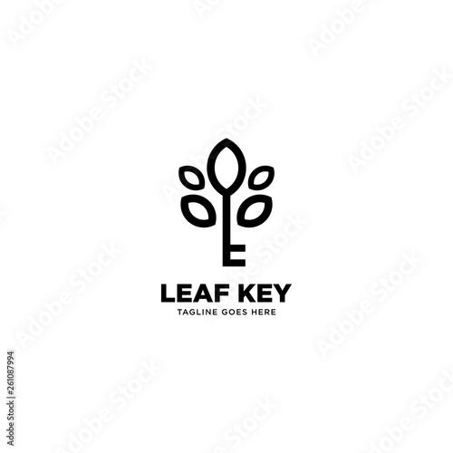 Nature Leaf Key Logo Template Vector Illustration Vector Buy This Stock Vector And Explore Similar Vectors At Adobe Stock Adobe Stock