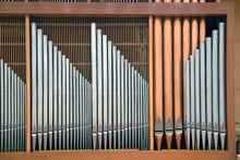 A Pipe Organ In The Concert Hall.