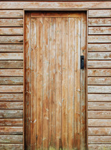Weathered Wooden Door