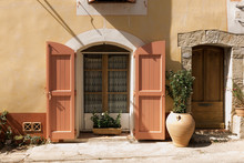 Window And Front Door In Provence