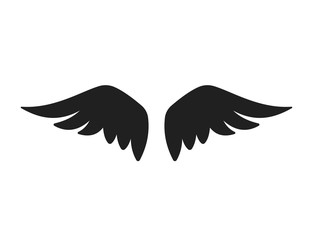 Wall Mural - wings icon. wings logo. vector