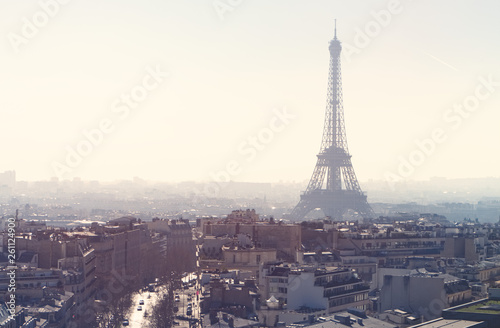 Zdjęcie XXL Paryż we mgle