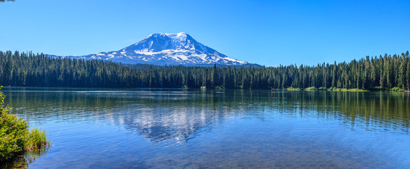 Beautiful Colorful Image of Mount Adams