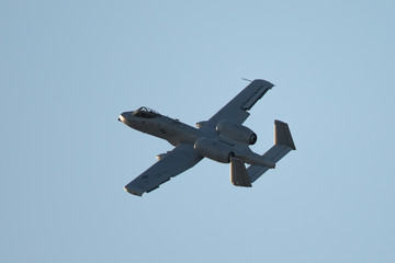 Close view of an A-10 Thunderbolt II 