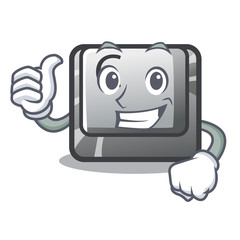 Sticker - Thumbs up button C in the mascot shape