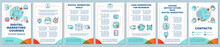 Digital Marketing Education Brochure Template Layout