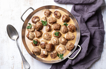 Swedish style meatballs,