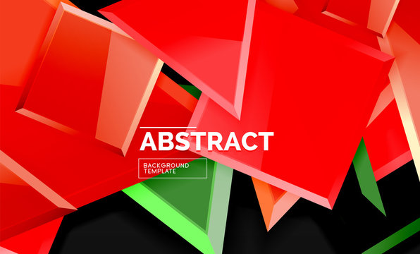 Shiny style geometric background