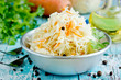 © san_ta - Homemade sauerkraut with carrot and spices, sweet and sour white cabbage