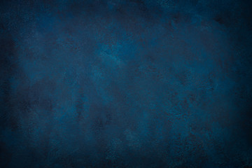 Wall Mural - Blue texture dark slate background.