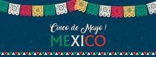 Cinco De Mayo Paper Flag Banner For Mexico Holiday