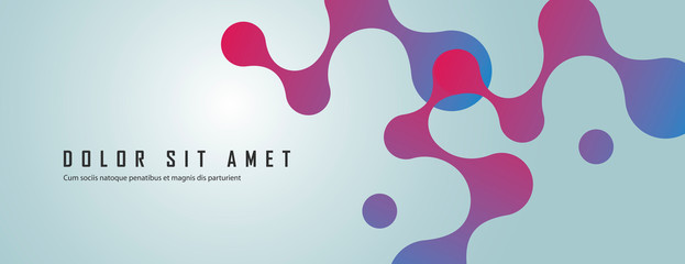 Fototapete - Abstract background with connecting dots and lines. Technology graphic design and network connection concept