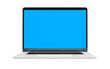 © sdecoret - Isolated modern laptop mockup 3d rendering