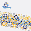 © Anwaris - Arabic arabesque design greeting card for Ramadan Kareem.Islamic colorful template with arabic calligraphy