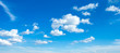 canvas print picture - blue sky with clouds . nature background